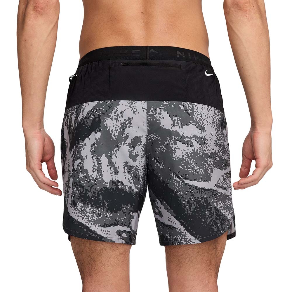 Nike Dri-Fit Trail Stride Løpeshorts Herre Sort/Grå