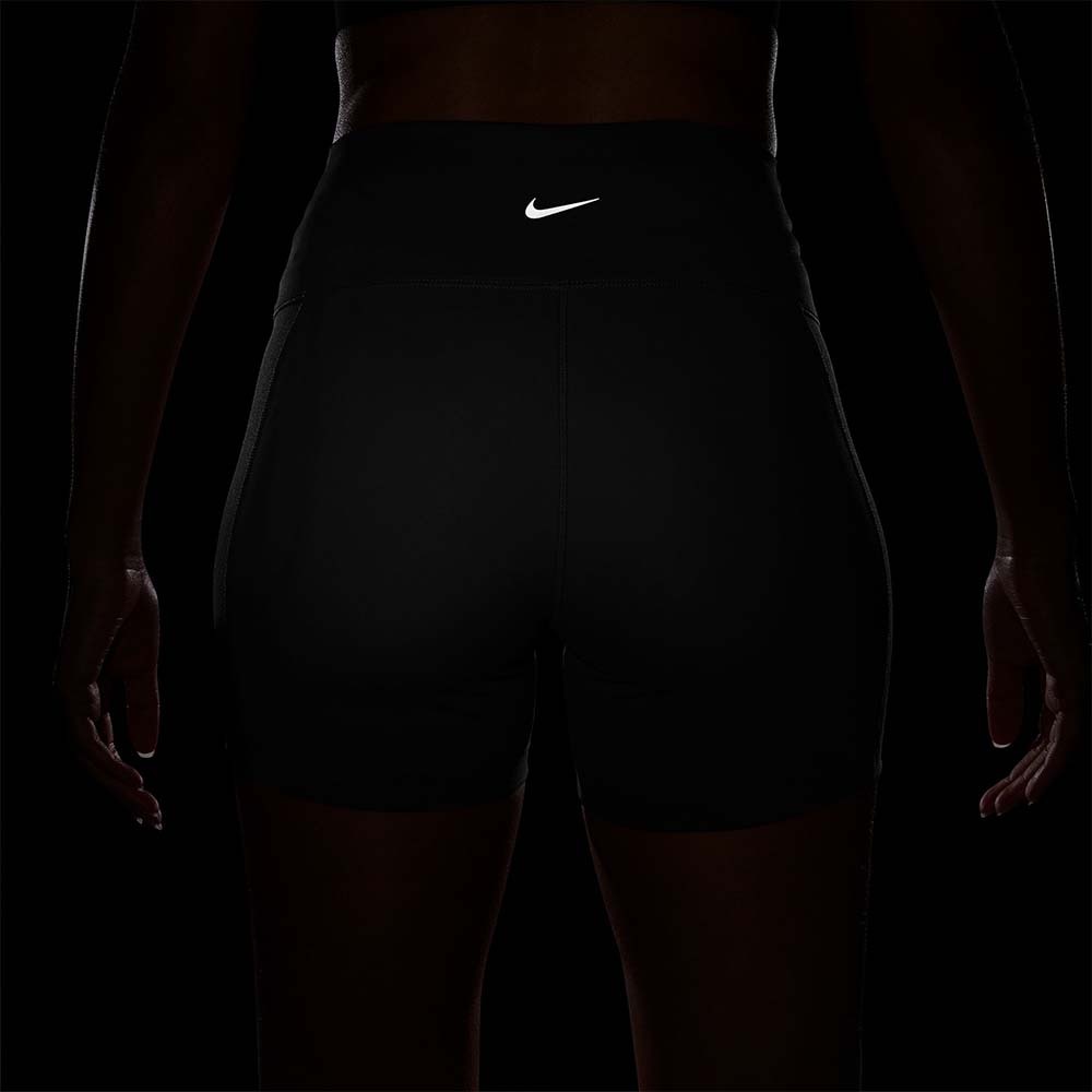 Nike Dri-Fit One Wrap 5" High-Rise Løpeshorts Dame Sort