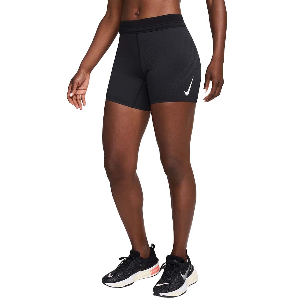 Nike Dri-Fit AeroSwift Mid-Rise 5" Løpeshorts Dame Sort