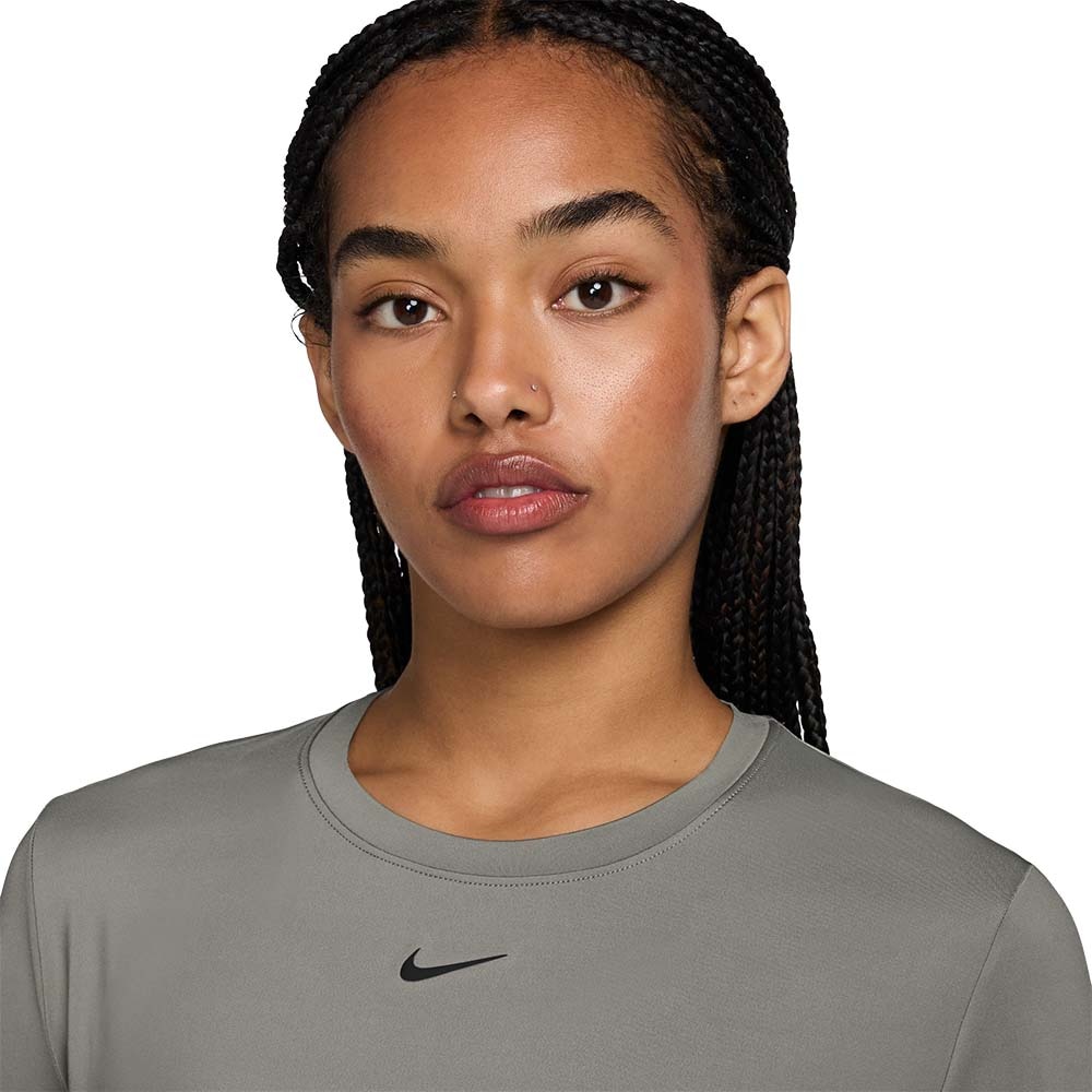 Nike Dri-Fit One Classic Langermet Trøye Dame Grå