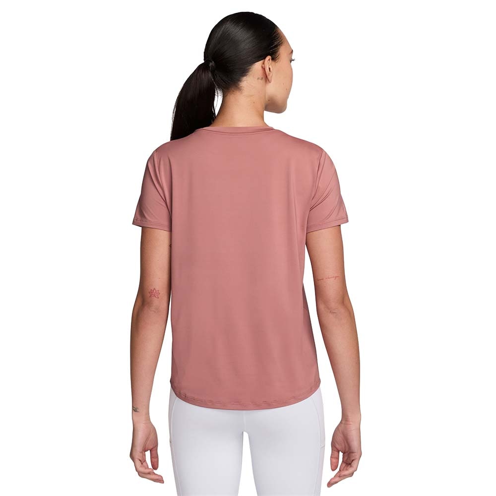 Nike Dri-Fit One Classic Kortermet Trøye Dame Dus Rosa