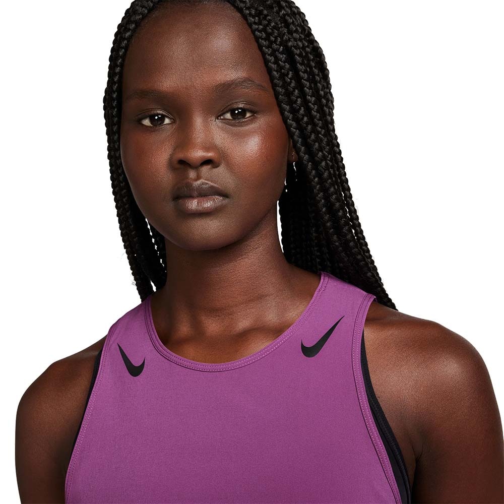 Nike Dri-Fit AeroSwift ADV Crop Tank Dame Lilla