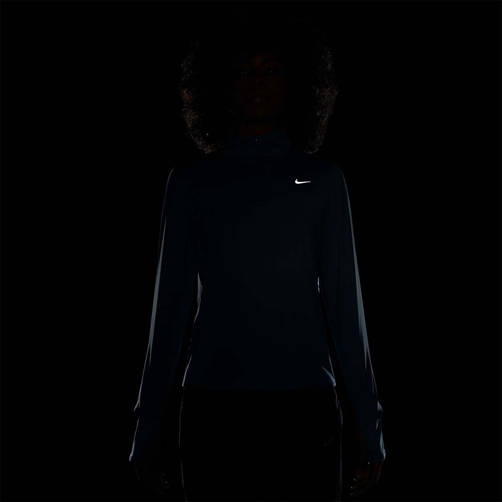 Nike Dri-Fit Swift Element Langermet Trøye Dame Blå/Turkis