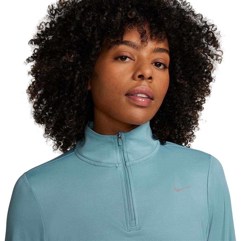 Nike Dri-Fit Swift Element Langermet Trøye Dame Blå/Turkis