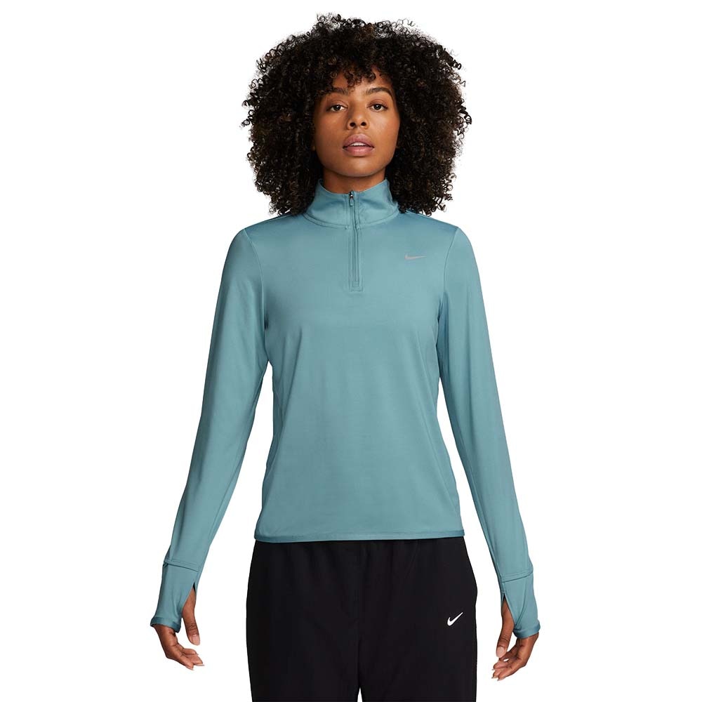 Nike Dri-Fit Swift Element Langermet Trøye Dame Blå/Turkis