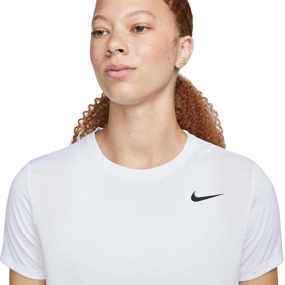 Nike Dri-Fit Relaxed Kortermet Trøye Dame Hvit