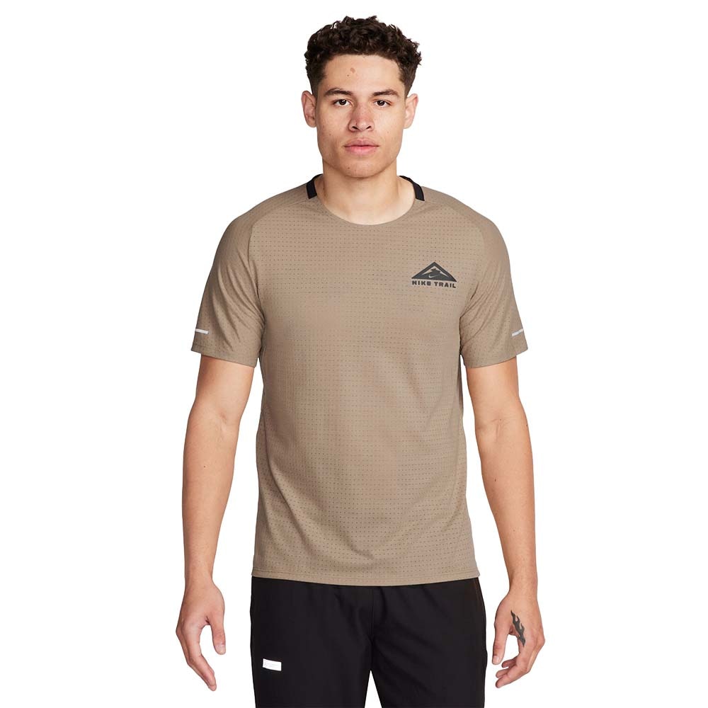 Nike Dri-Fit Trail Solar Chase Kortermet Trøye Herre Beige