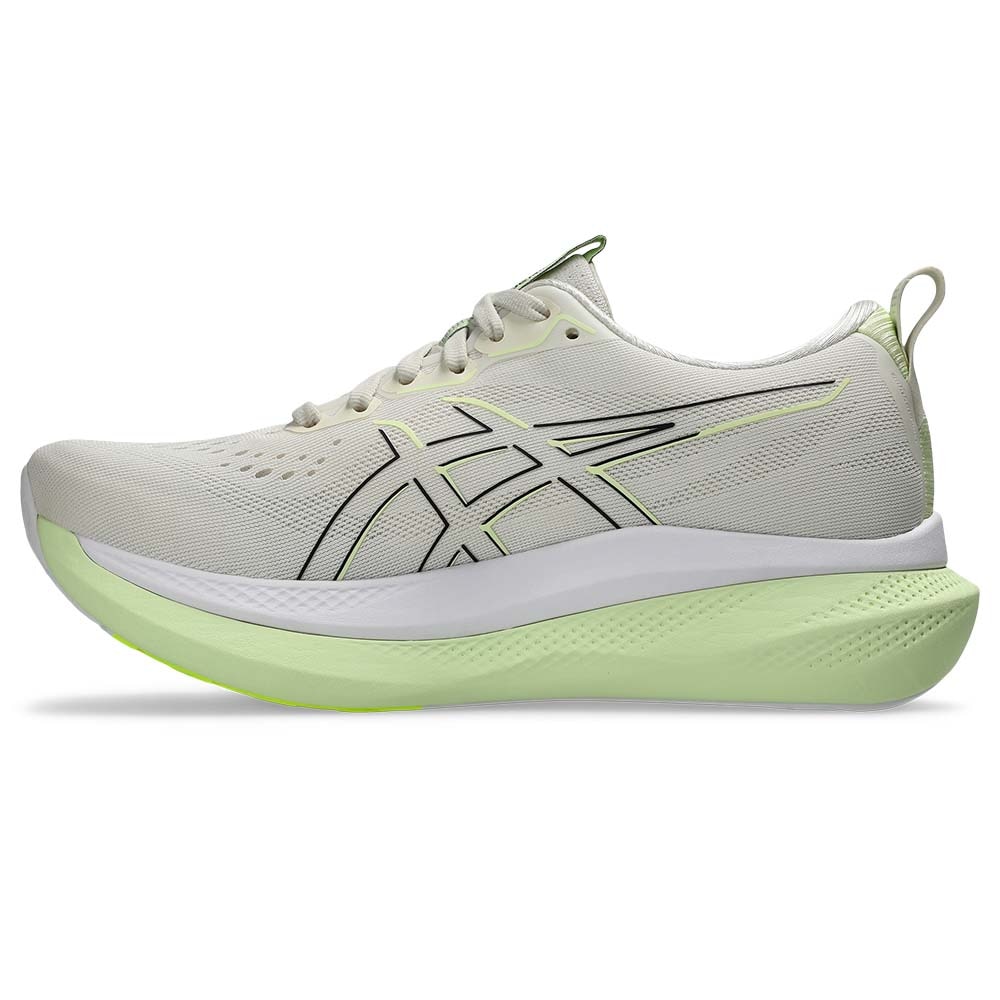 Asics Glideride Max Joggesko Dame Beige/Grønn