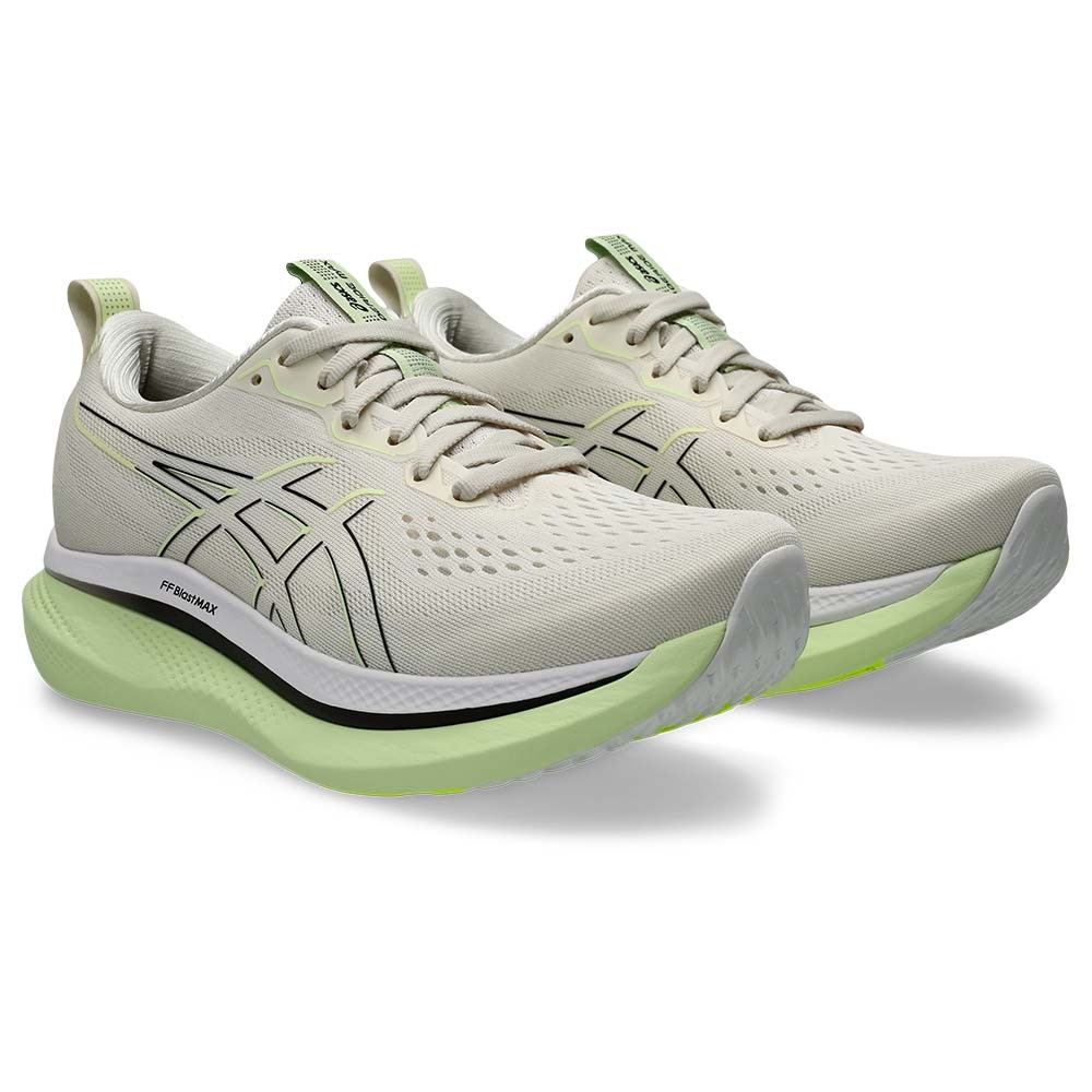 Asics Glideride Max Joggesko Dame Beige/Grønn