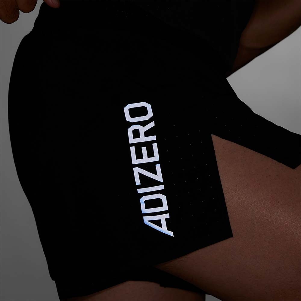 Adidas Adizero Split Løpeshorts Herre Sort