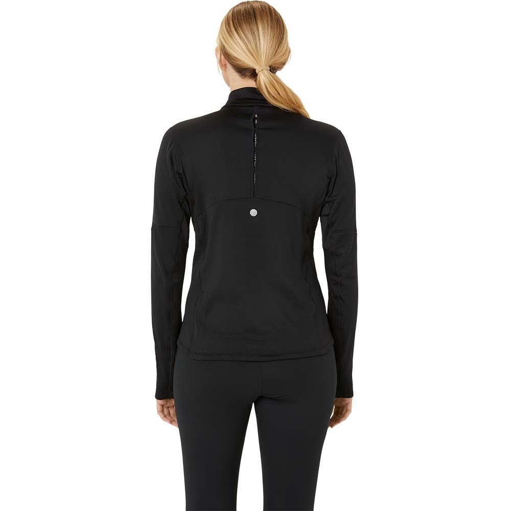 Asics Road Winter Half-Zip Midlayer Dame Sort