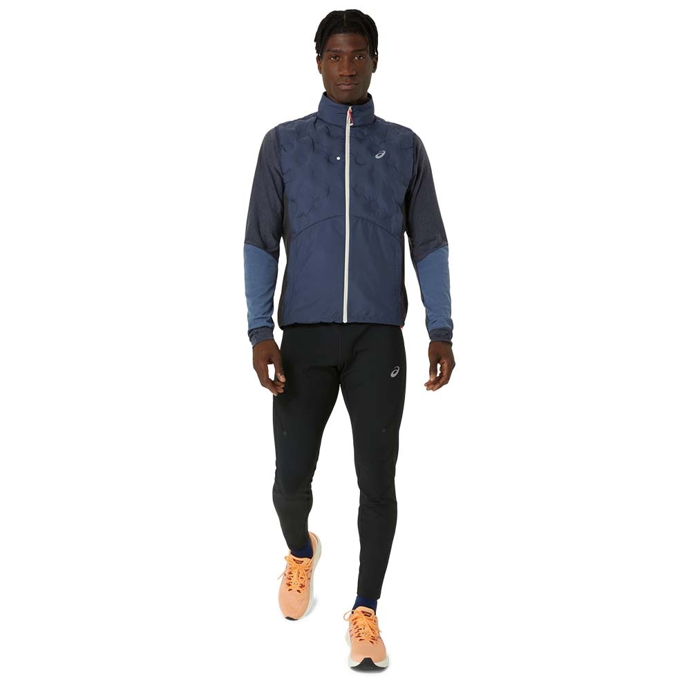 Asics Road Winter Vest Herre Marine