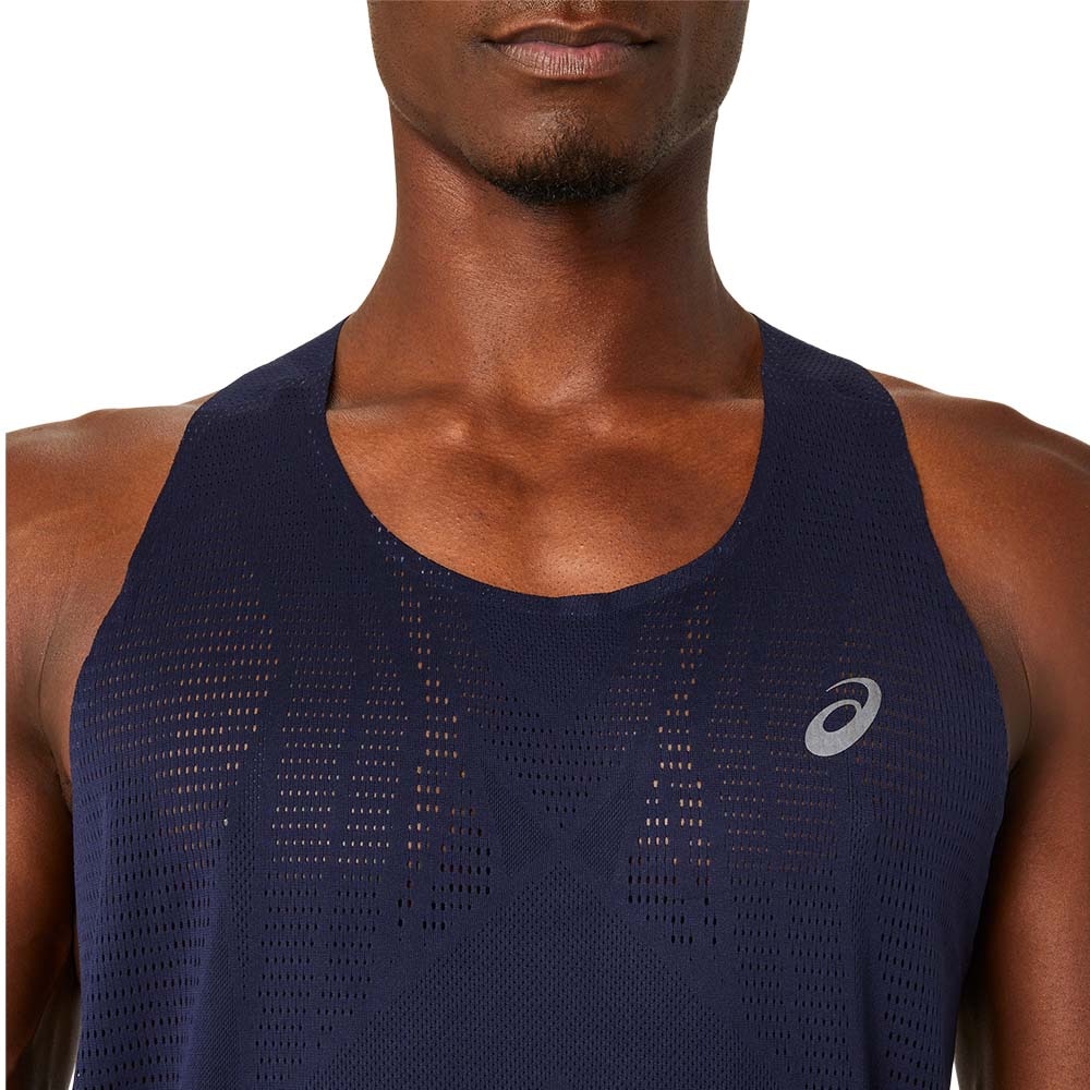 Asics MetaRun Singlet Herre Blå/Lilla