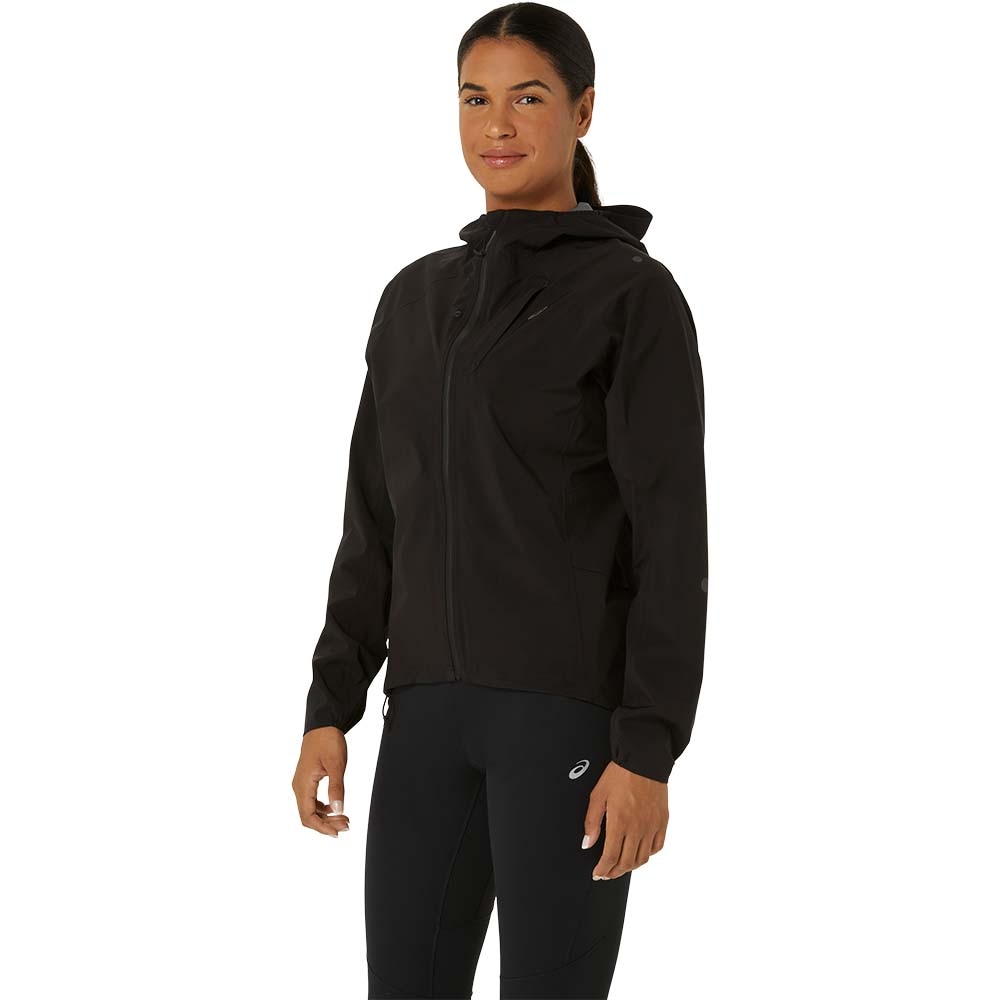 Asics Metarun Waterproof Løpejakke Dame Sort