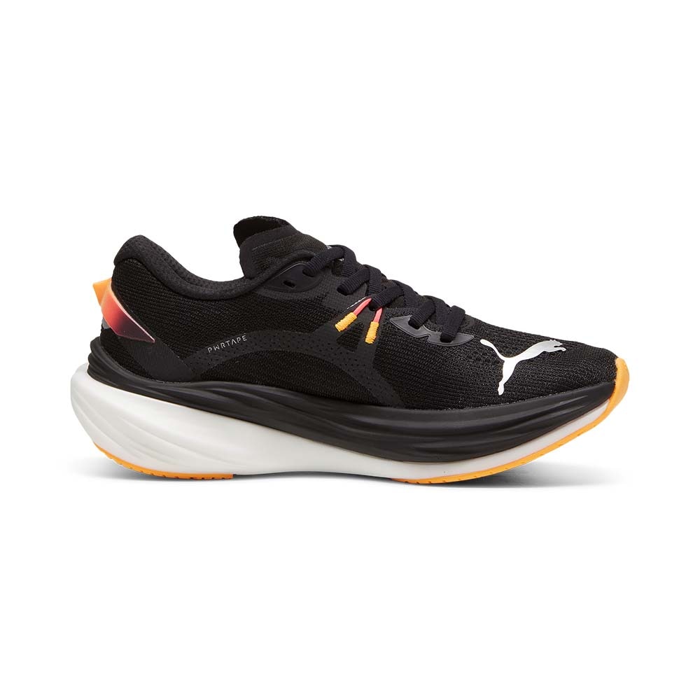 Puma Deviate Nitro 3 Joggesko Dame Sort/Oransje