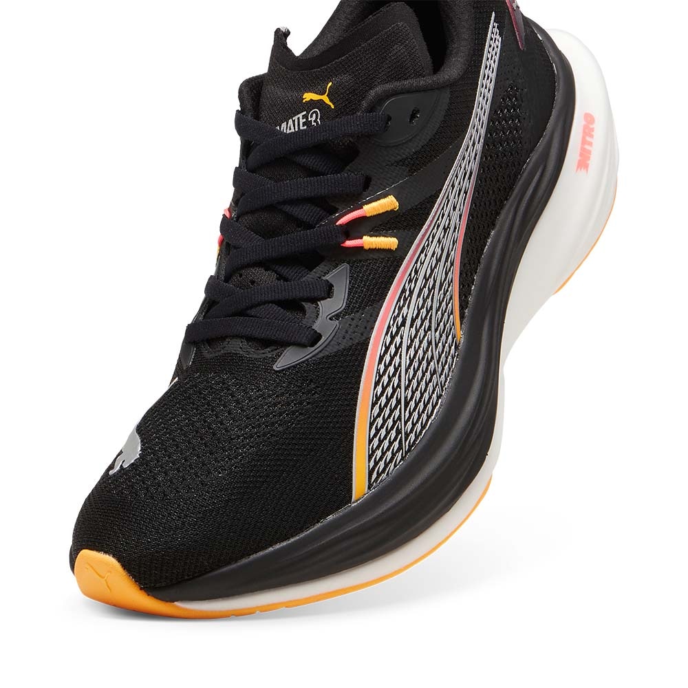 Puma Deviate Nitro 3 Joggesko Herre Sort/Oransje