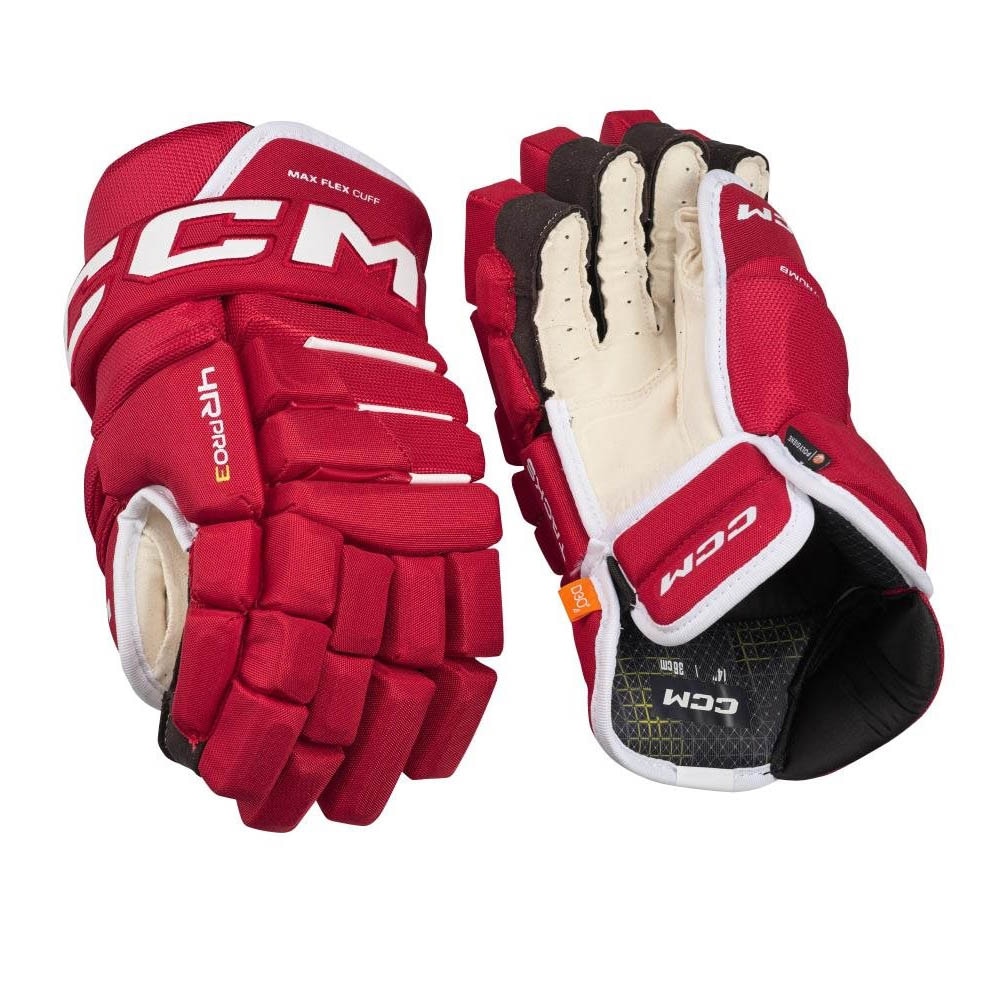 Ccm Tacks 4 Roll Pro 3 Hockeyhanske Rød