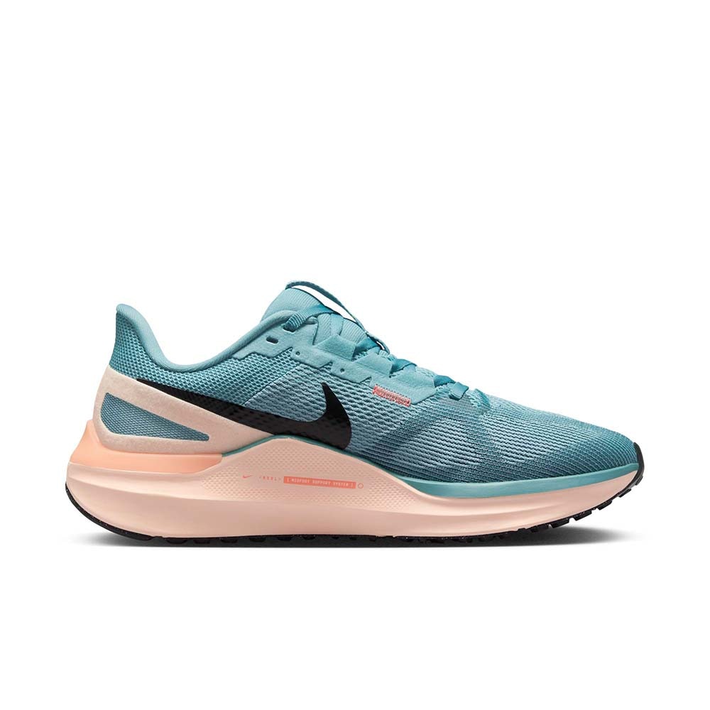 Nike Air Zoom Structure 25 Joggesko Dame Blå/Rosa