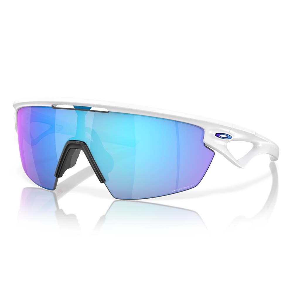 Oakley Sphaera Prizm Polarized Solbriller Hvit/Blå
