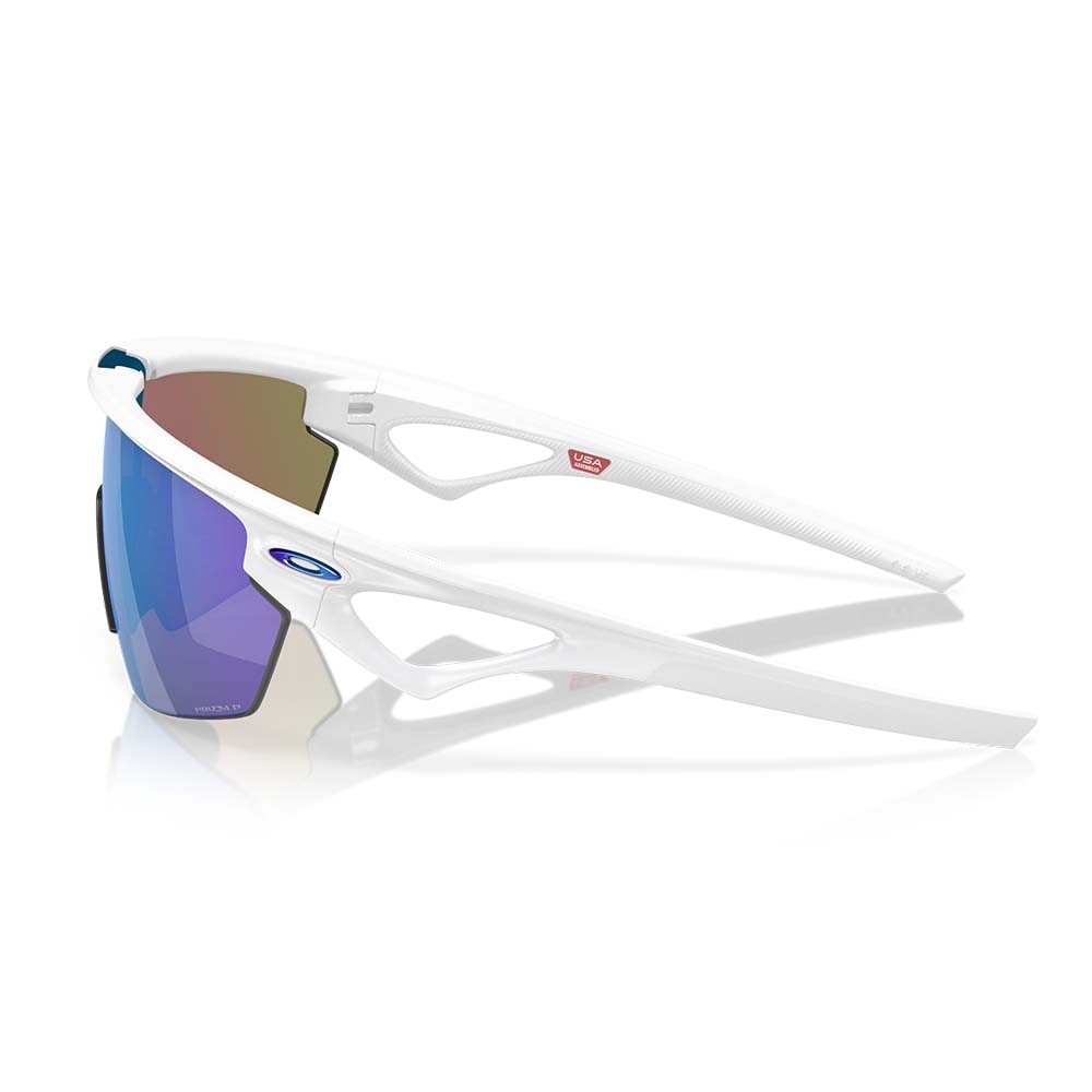 Oakley Sphaera Prizm Polarized Solbriller Hvit/Blå