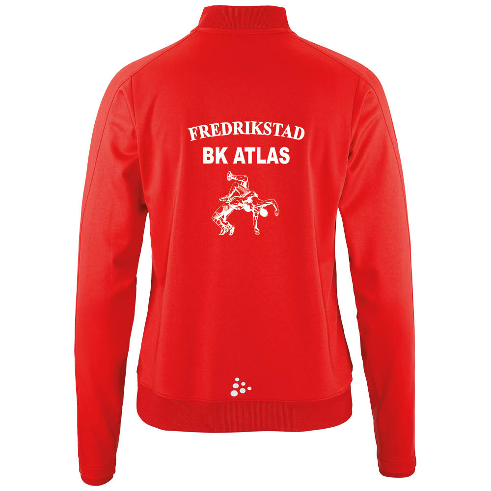 Craft Fredrikstad BK Atlas Half Zip Treningsgenser Dame Rød