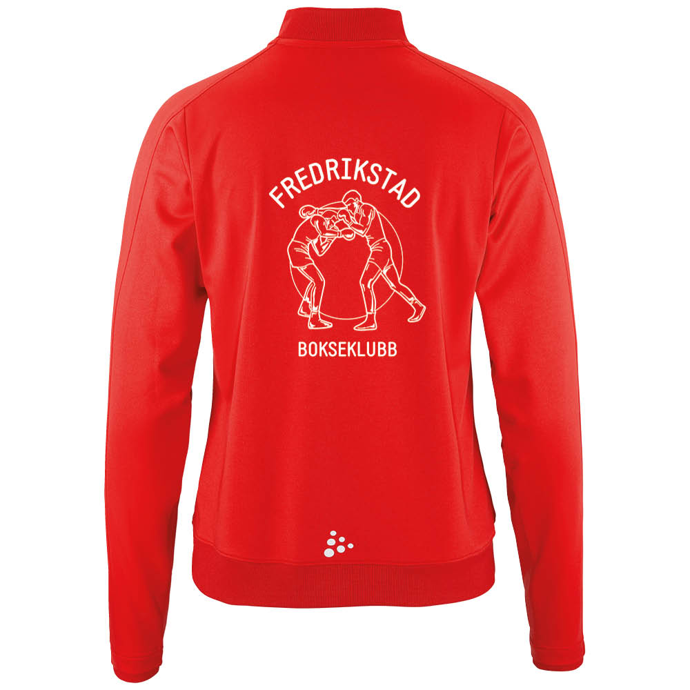 Craft Fredrikstad Bokseklubb Half Zip Treningsgenser Dame Rød