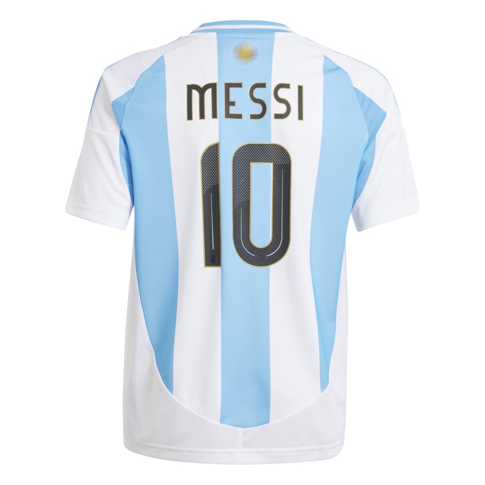 Adidas Argentina Fotballdrakt 2024 Barn Messi Hjemme 