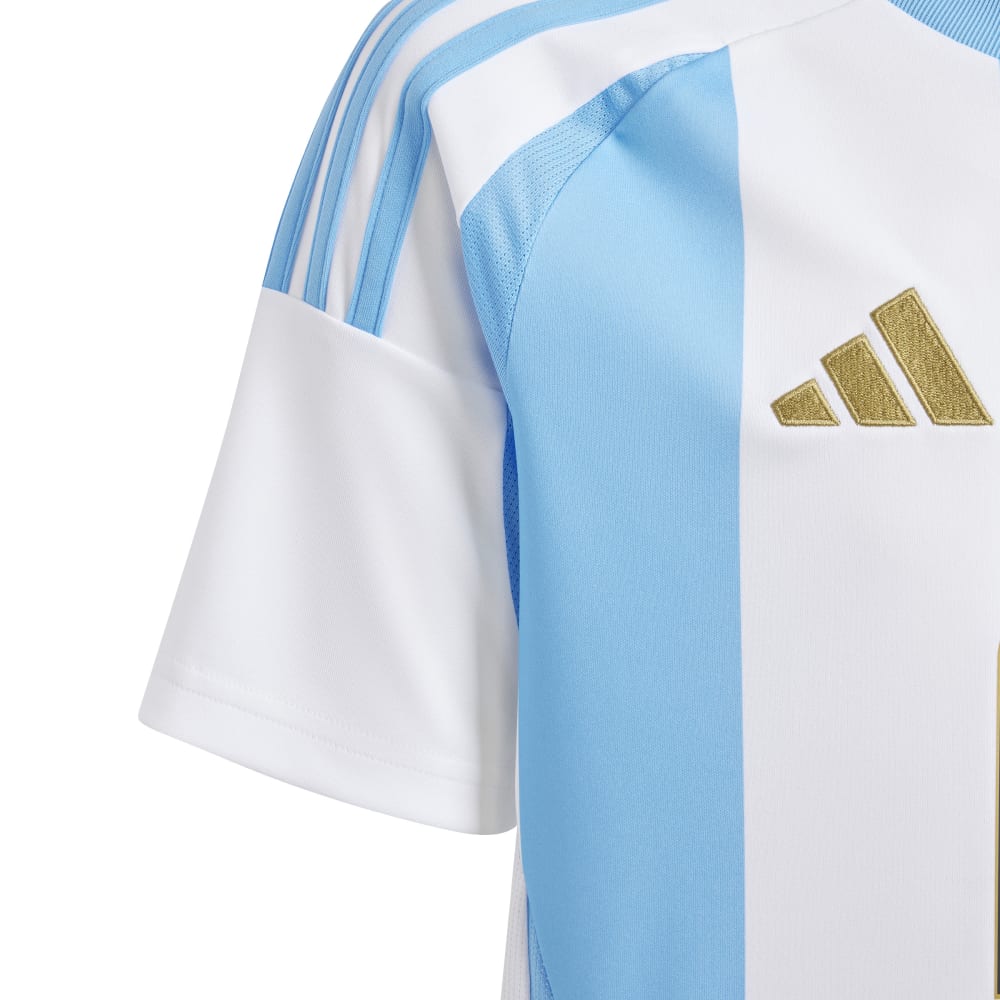 Adidas Argentina Fotballdrakt 2024 Barn Messi Hjemme 