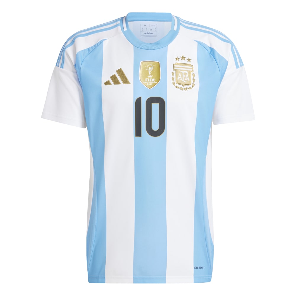 Adidas Argentina Fotballdrakt 2024 Messi Hjemme 