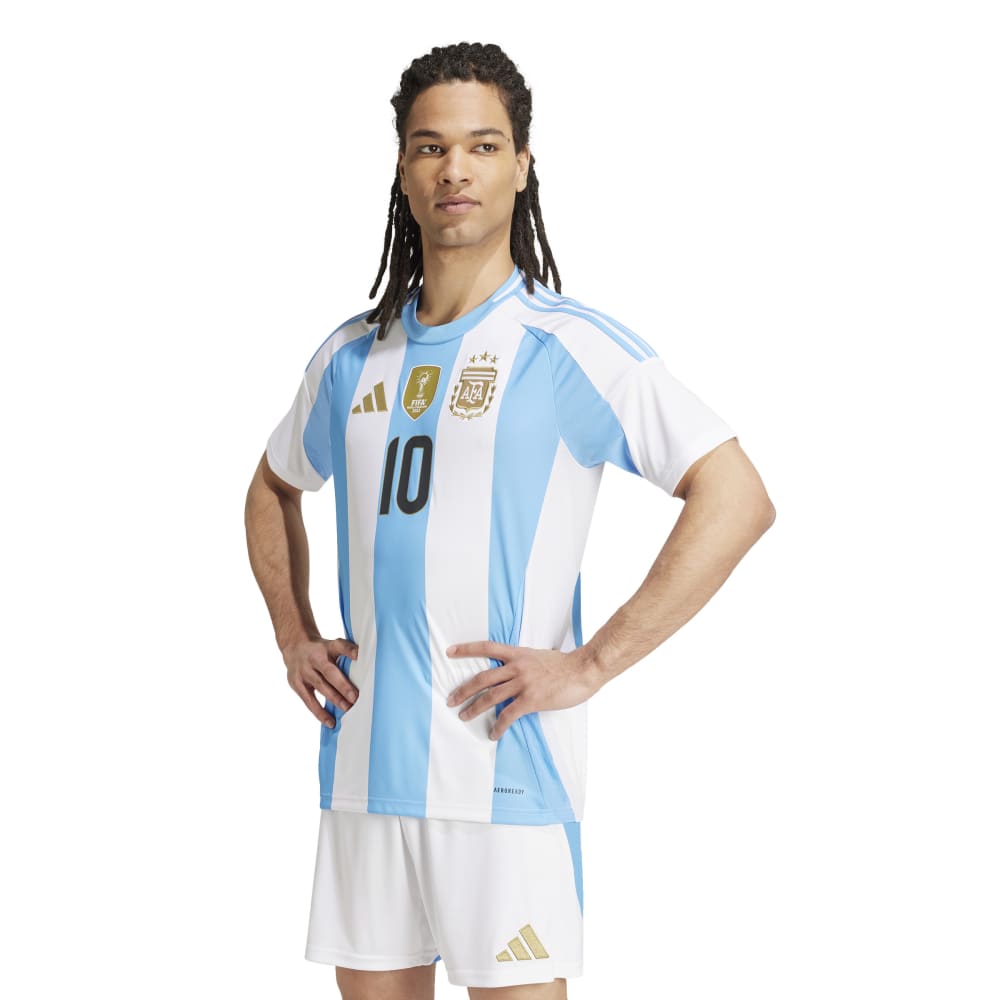 Adidas Argentina Fotballdrakt 2024 Messi Hjemme 