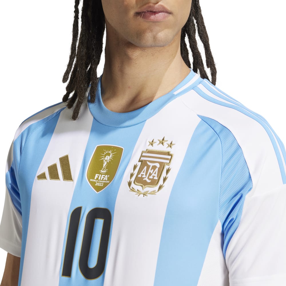 Adidas Argentina Fotballdrakt 2024 Messi Hjemme 