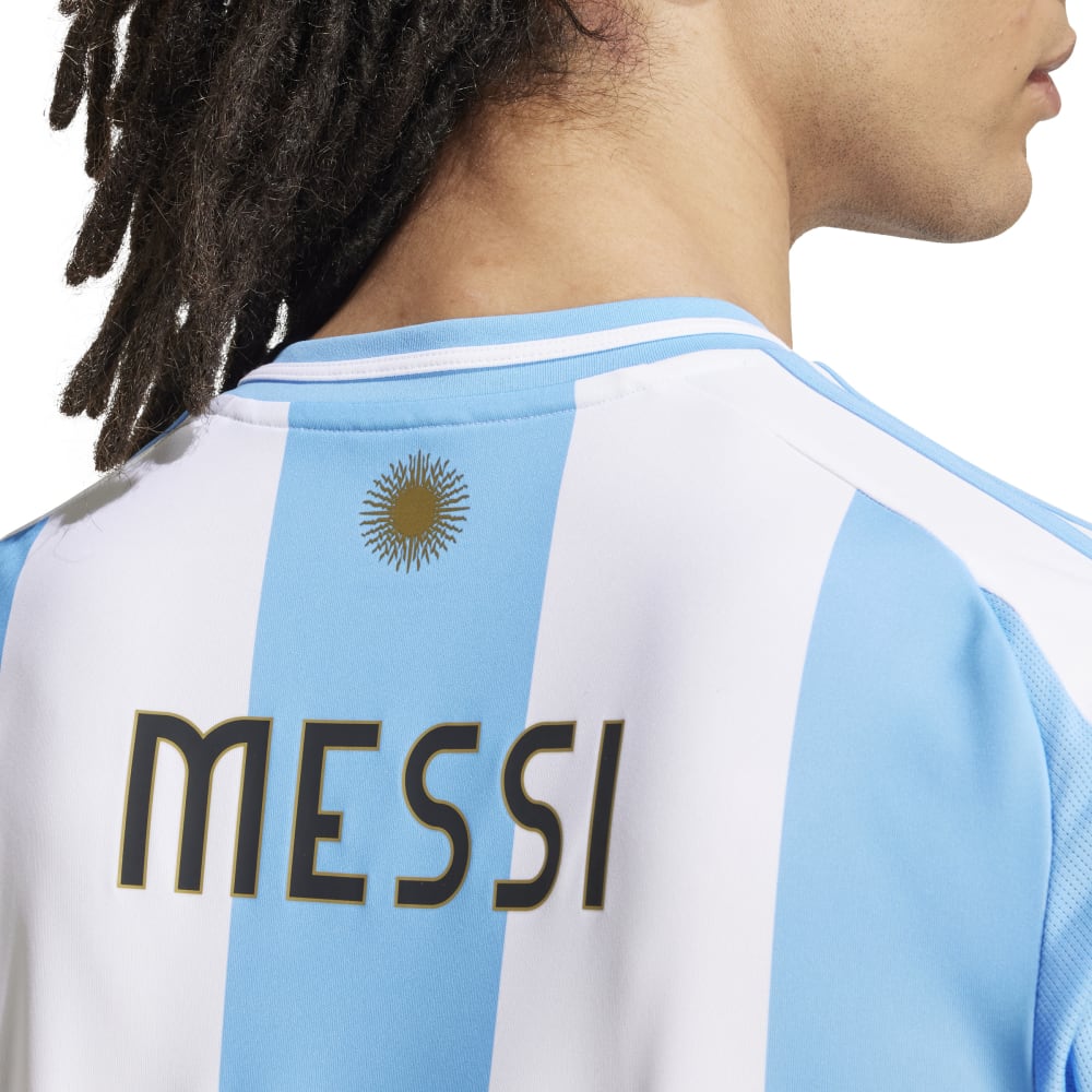 Adidas Argentina Fotballdrakt 2024 Messi Hjemme 