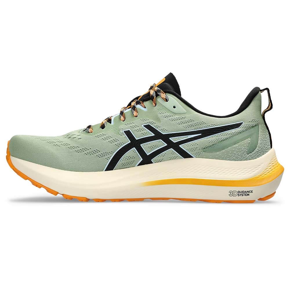 Asics GT-2000 12 TR Joggesko Herre Grønn/Sort/Oransje