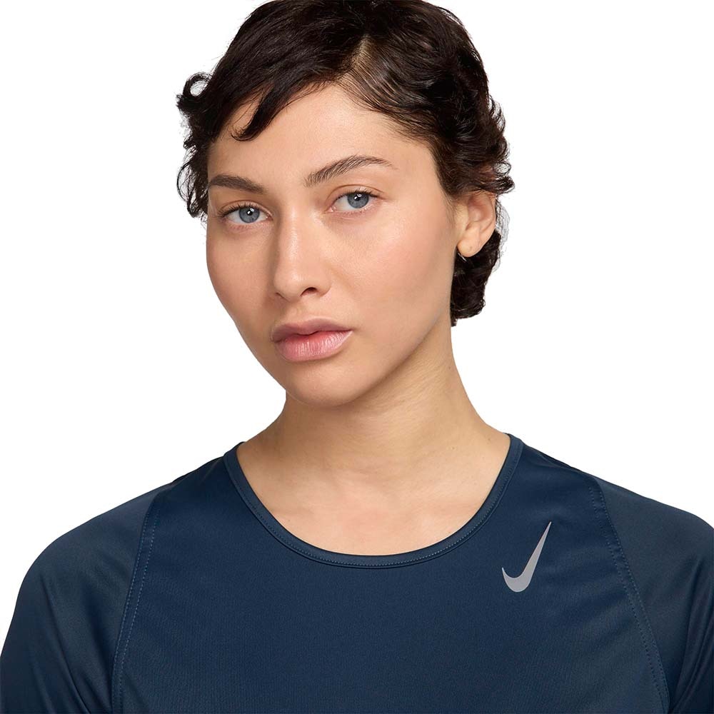 Nike Dri-Fit Fast Kortermet Trøye Dame Mørk Blå