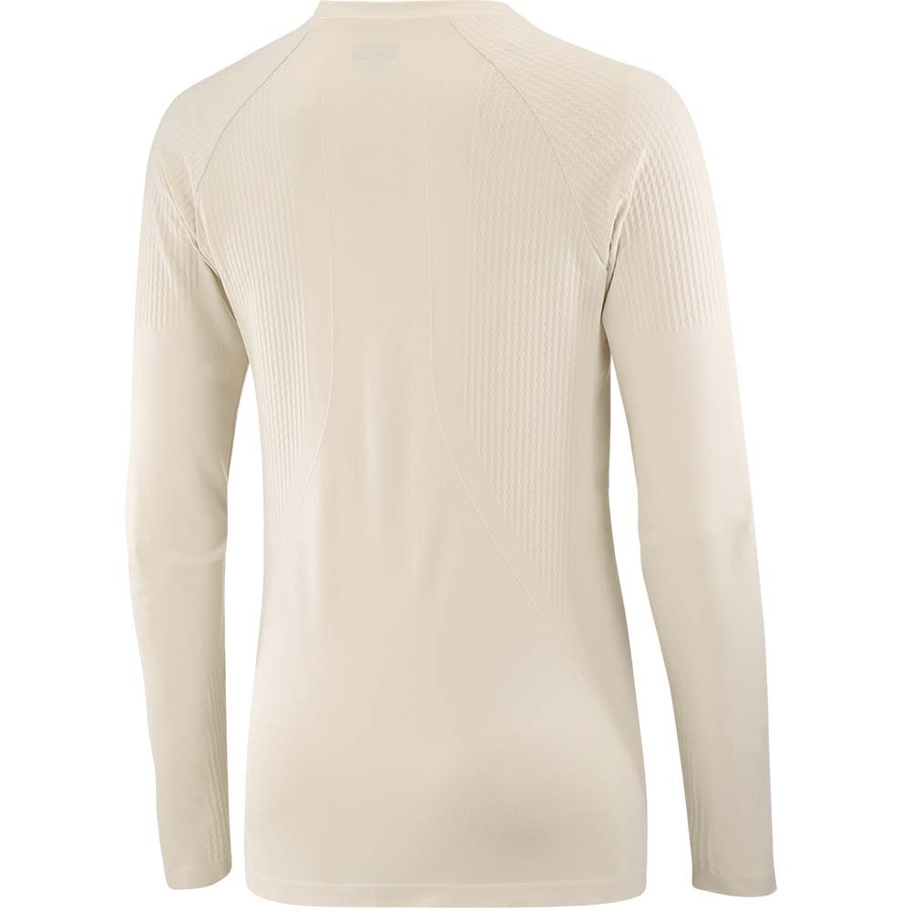 Salomon Sense Aero Seamless Langermet Trøye Dame Beige