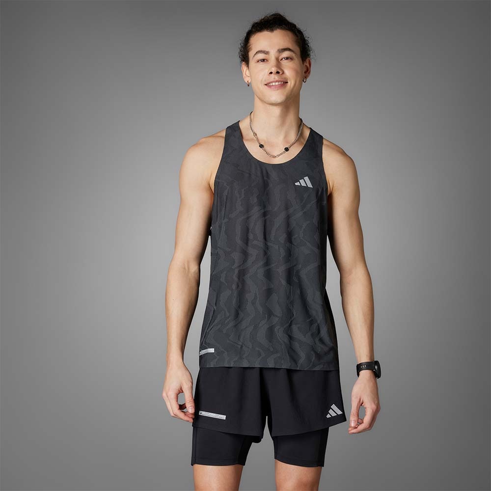 Adidas Ultimate Heat.RDY Engineered Singlet Herre Sort