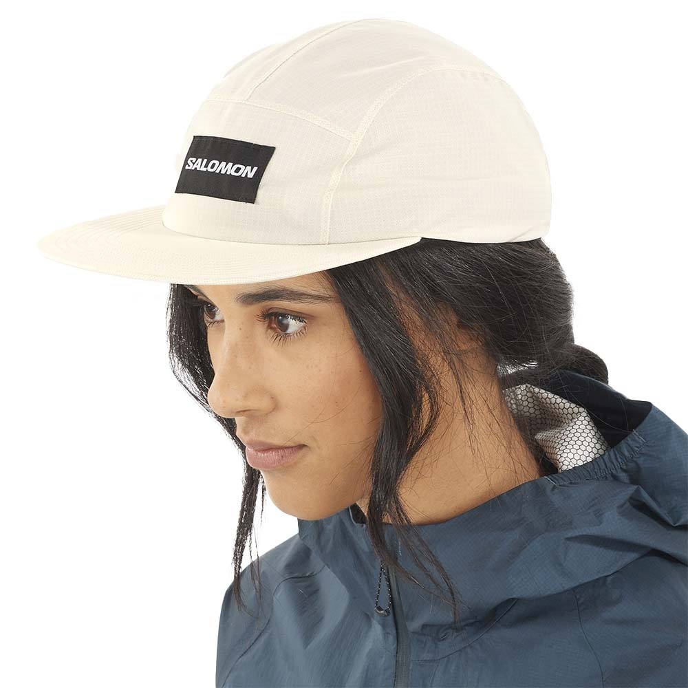 Salomon Bonatti Waterproof Five Panel Cap Beige