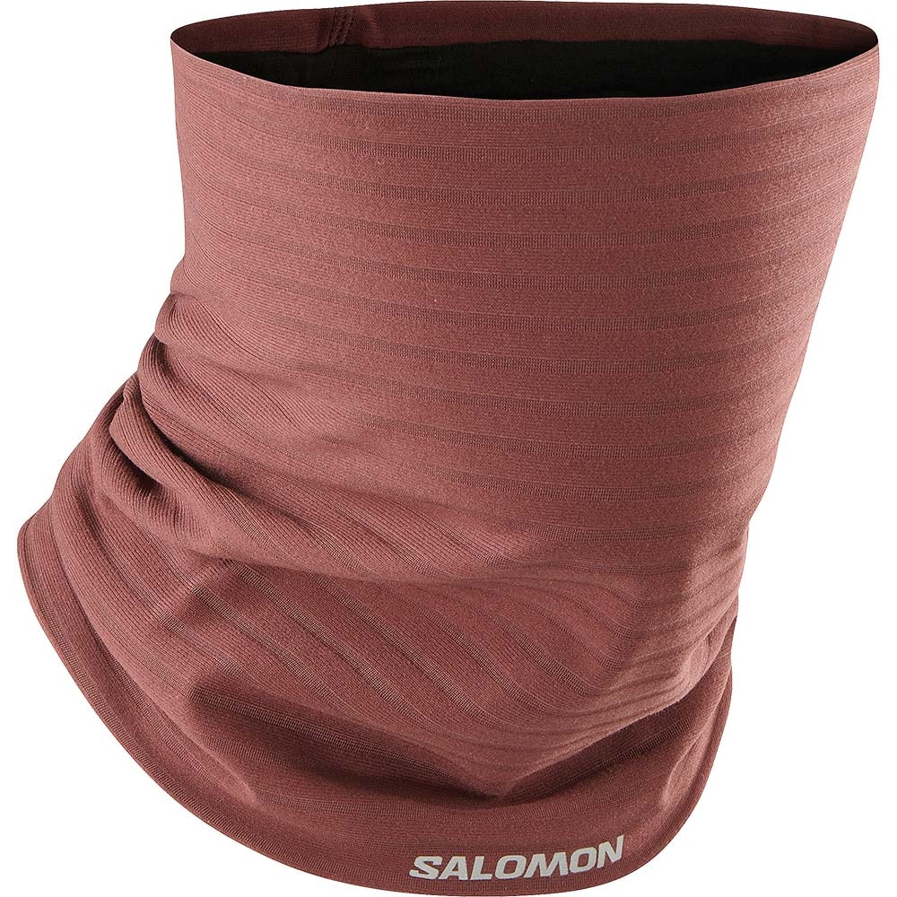 Salomon RS Warm Tube Hals Burgunder