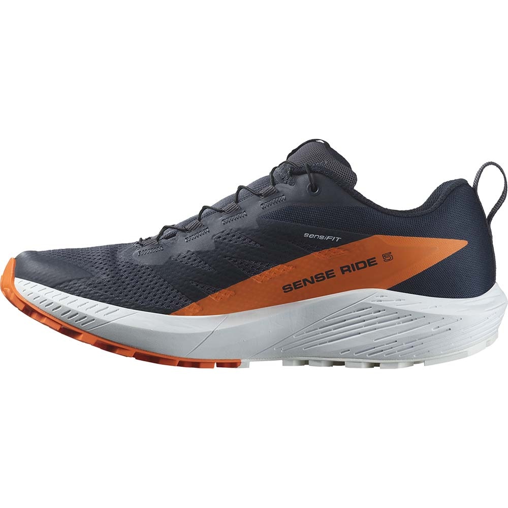 Salomon Sense Ride 5 Gore-Tex Joggesko Herre Marine/Oransje