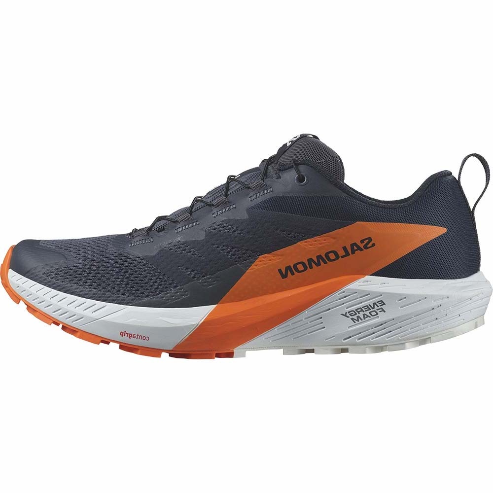 Salomon Sense Ride 5 Gore-Tex Joggesko Herre Marine/Oransje