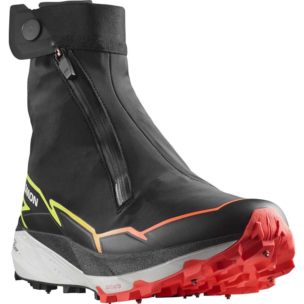 Salomon Winter Cross Spike Joggesko Sort