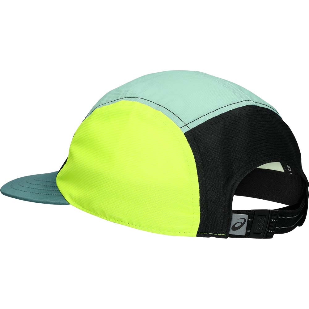 Asics 5 Panel Cap Turkis/Volt/Sort