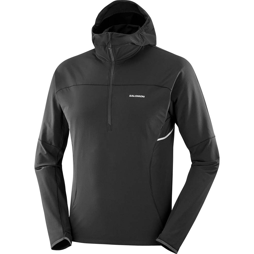 Salomon Sense Aero Hybrid Half-Zip Jakke Herre Sort