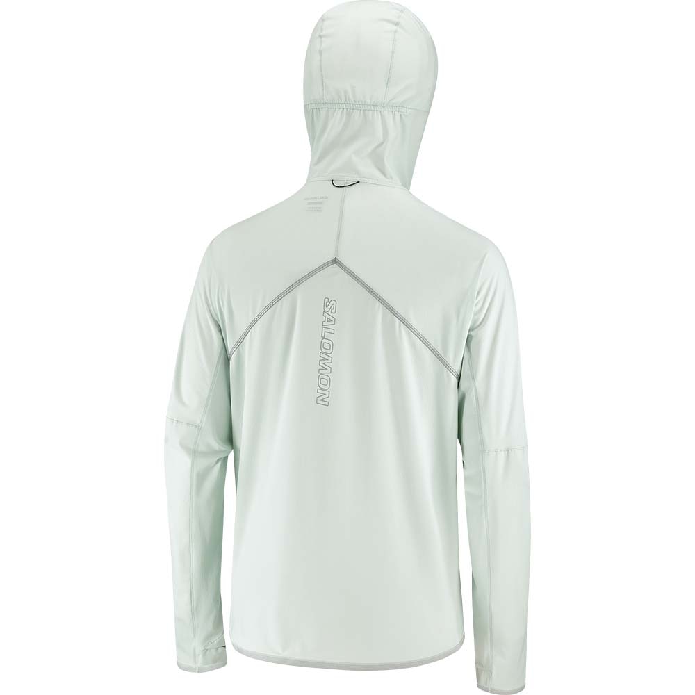 Salomon Sense Aero Hybrid Half-Zip Jakke Dame Lys Blå