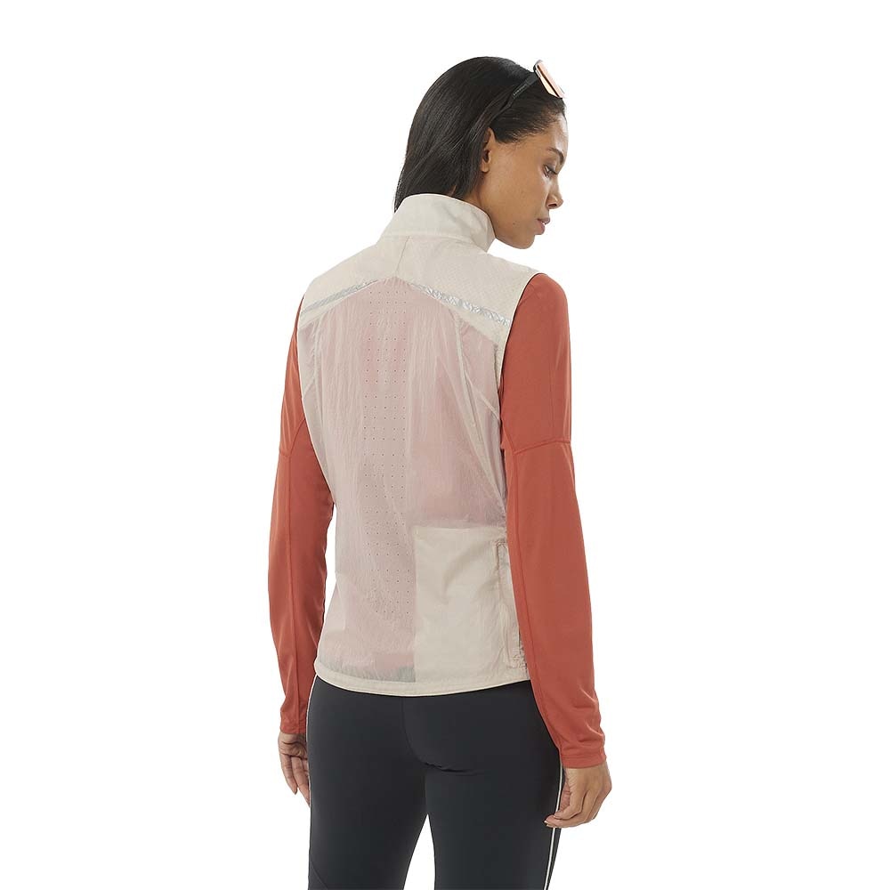 Salomon Sense Flow Vest Dame Beige