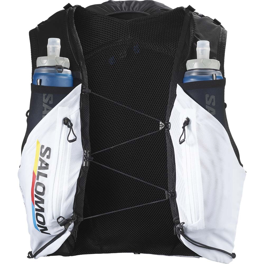 Salomon ADV Skin 12 Race Flag Løpevest Hvit/Sort