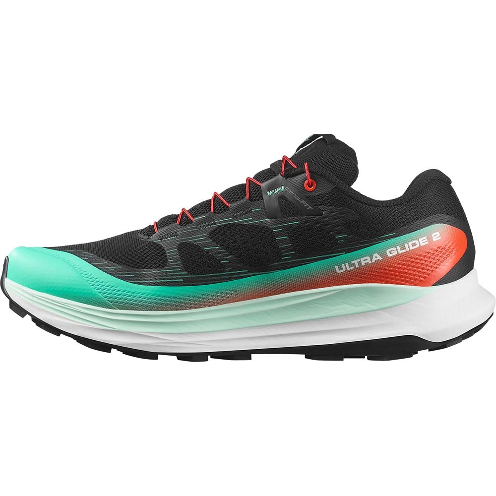 Salomon Ultra Glide 2 Joggesko Herre Sort/Turkis/Rød