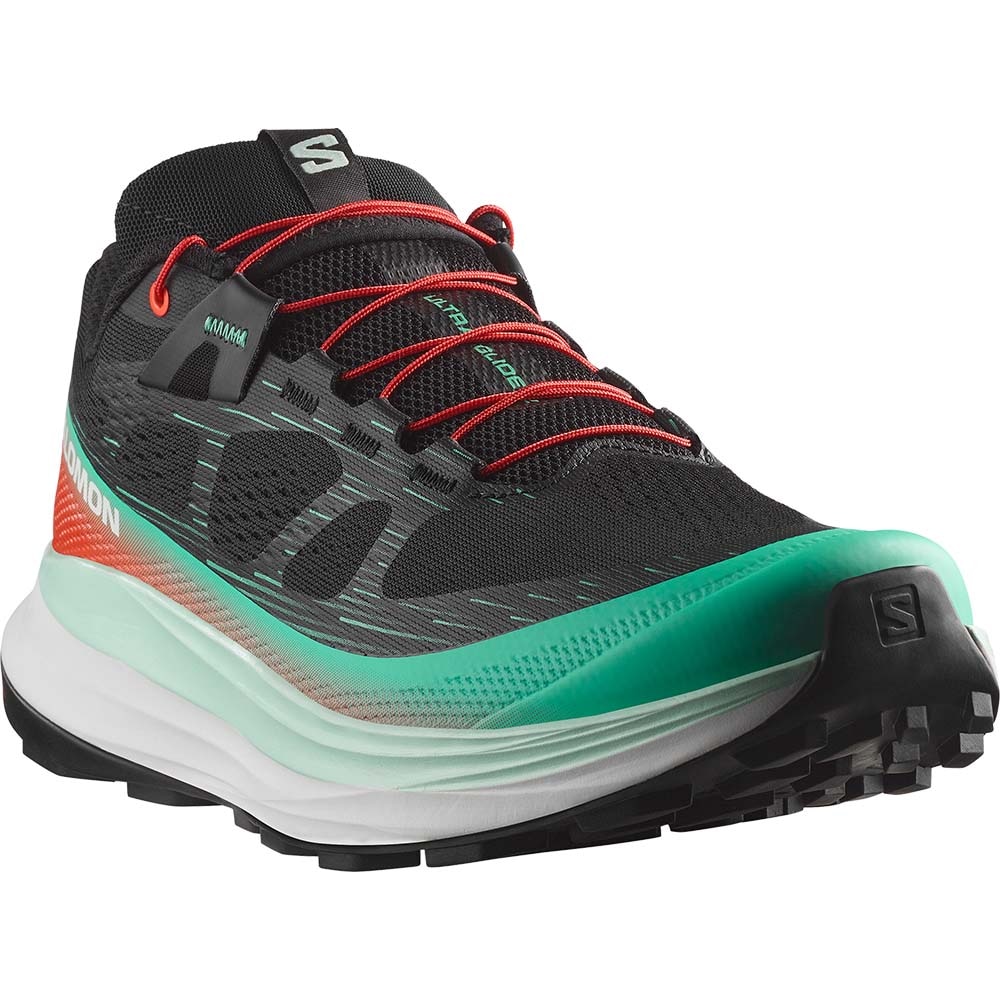 Salomon Ultra Glide 2 Joggesko Herre Sort/Turkis/Rød