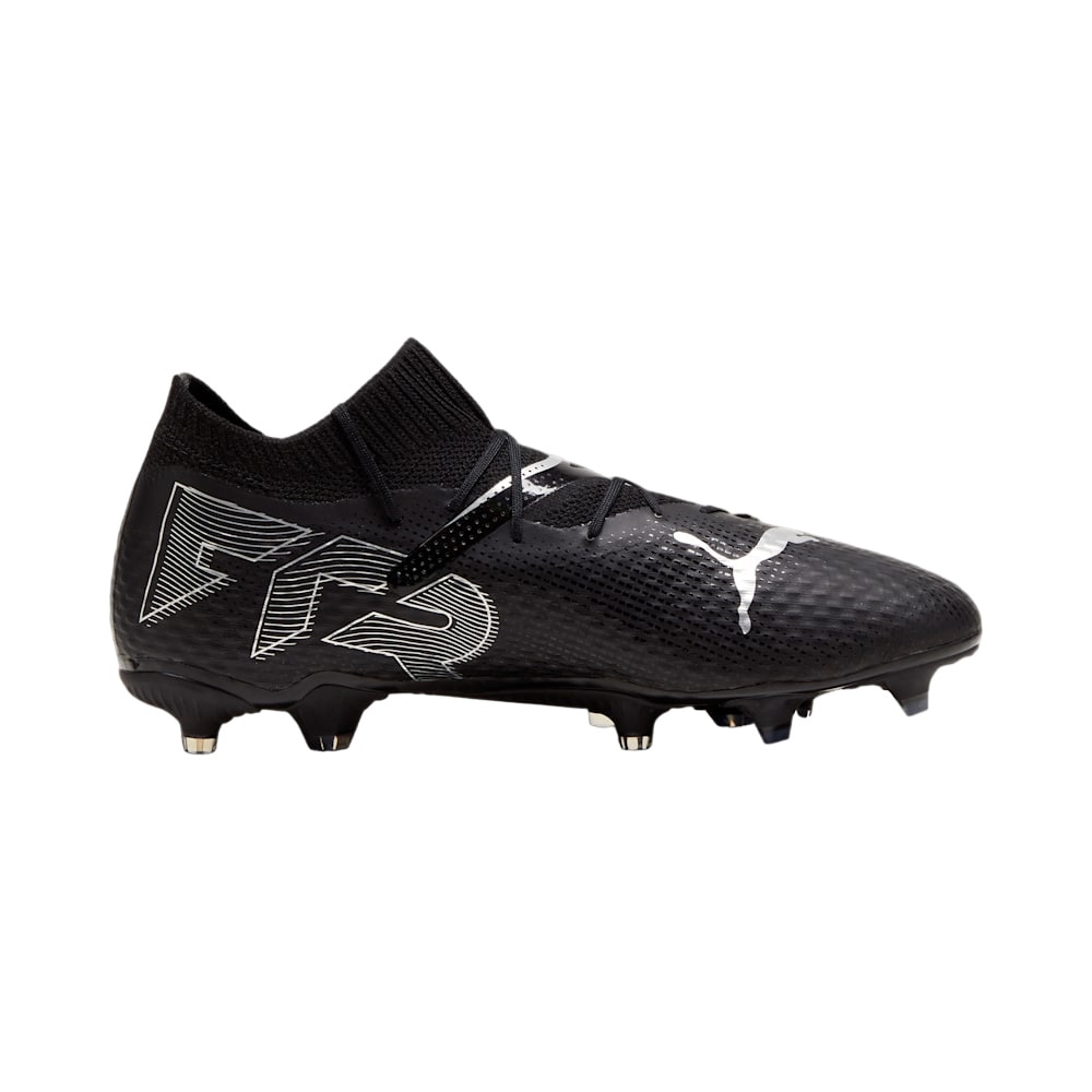 Puma FUTURE 7 Pro FG/AG Fotballsko Eclipse Sort/Sølv