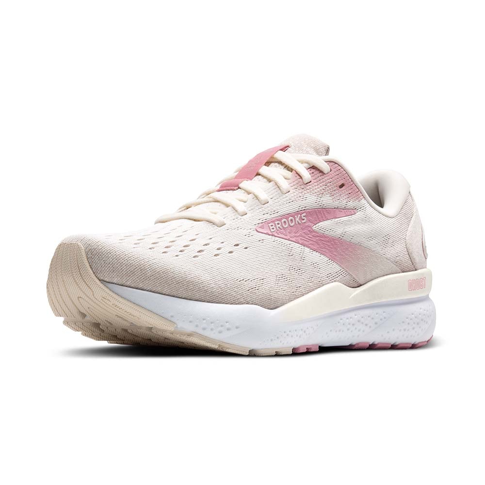 Brooks Ghost 16 Joggesko Dame Beige/Rosa